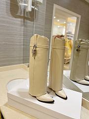 Kitlife GIVENCHY Shark Lock Cowboy Hight - Boots white - 1