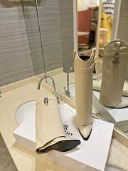 Kitlife GIVENCHY Shark Lock Cowboy Hight - Boots white - 2