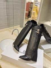 Kitlife GIVENCHY Shark Lock Cowboy Hight - Boots Black - 6