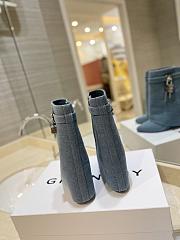 Kitlife GIVENCHY Shark Lock Denim short - Boots 000 - 2