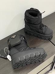 Kitlife Prada Nylon gabardine après ski boots Bkack - 4