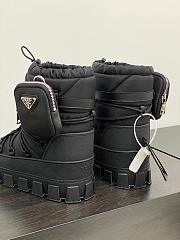 Kitlife Prada Nylon gabardine après ski boots Bkack - 2