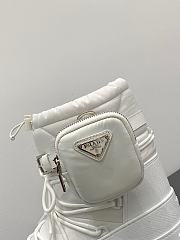 Kitlife Prada Nylon gabardine après ski boots White - 4