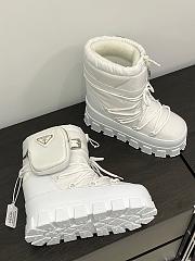 Kitlife Prada Nylon gabardine après ski boots White - 2