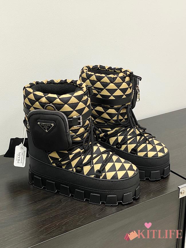 Kitlife Prada Nylon gabardine après ski boots - 1