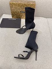kitlife Dolce & Gabbana Logo-Plaque Sock-Style Sandals - 6