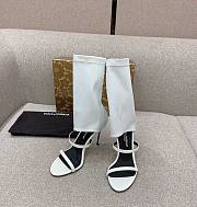 kitlife Dolce & Gabbana Logo-Plaque Sock-Style Sandals White - 1