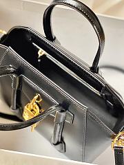 Kitlife Givenchy Antigona Lock leather top bag Black - 29 x 18 x 13 cm - 6