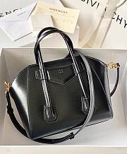 Kitlife Givenchy Antigona Lock leather top bag Black - 29 x 18 x 13 cm - 3