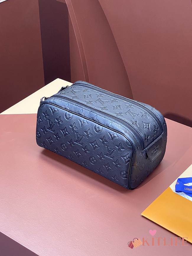 kitlife Louis Vuitton dopp kit toilet pouch blue bag - 28 x 15 x 16.5 cm - 1