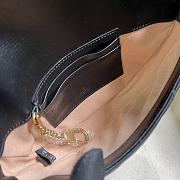 GUCCI Marmont Matelasse Leather Shoulder Bag In Black - 20x 14.5x 4cm - 4