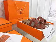 kitlife Hermes Sandal Brown - 1