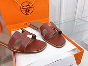 kitlife Hermes Sandal Brown - 4