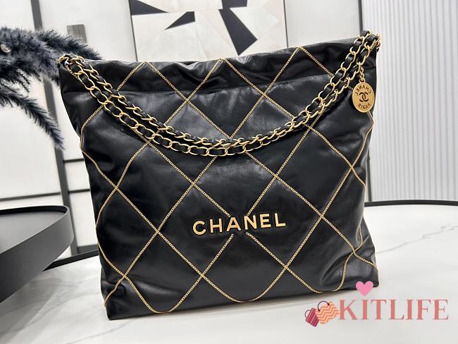 Kitlife Chanel bag Handbag SS 2023 Black - : 39 x 42 x 8 cm - 1