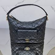 Chanel Hobo Bag Black - 22.5 x 29.5 x 10 cm - 1