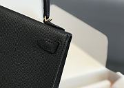 kitlife Hermes Mini Kelly Black bag -  19 cm - 3