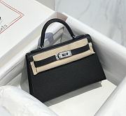 kitlife Hermes Mini Kelly Black bag - 20cm - 1