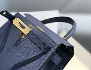 kitlife Hermes Mini Kelly Blue bag - 19cm - 6