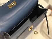 kitlife Hermes Mini Kelly Blue bag - 19cm - 3