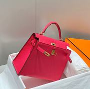 kitlife Hermes Epsom Kelly Pink bag - 25cm - 4