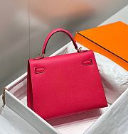 kitlife Hermes Epsom Kelly Pink bag - 25cm - 3