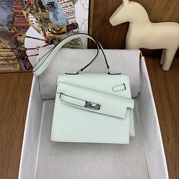 Kitlife Hermes kelly bag Epsom Blue - 20cm