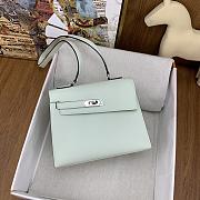 Kitlife Hermes kelly bag Epsom Blue - 20cm - 2