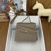 Kitlife Hermes kelly bag Epsom Gray - 20cm - 1