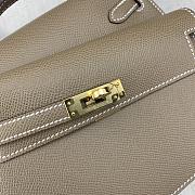 Kitlife Hermes kelly bag Epsom Gray - 20cm - 6