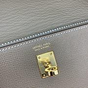 Kitlife Hermes kelly bag Epsom Gray - 20cm - 2