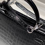 Kitlife Hermes kelly bag Black - 25cm   - 3