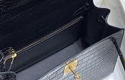 Kitlife Hermes kelly bag Black Gold hardware - 25cm   - 6