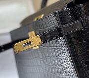 Kitlife Hermes kelly bag Black Gold hardware - 25cm   - 3