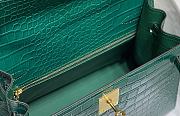 Kitlife Hermes kelly bag Green Gold hardware - 25cm   - 3