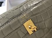 Kitlife Hermes kelly bag Gray Gold hardware - 25cm   - 5