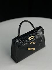 Kitlife Hermes Mini kelly bag Gray Gold hardware - 19 cm - 6