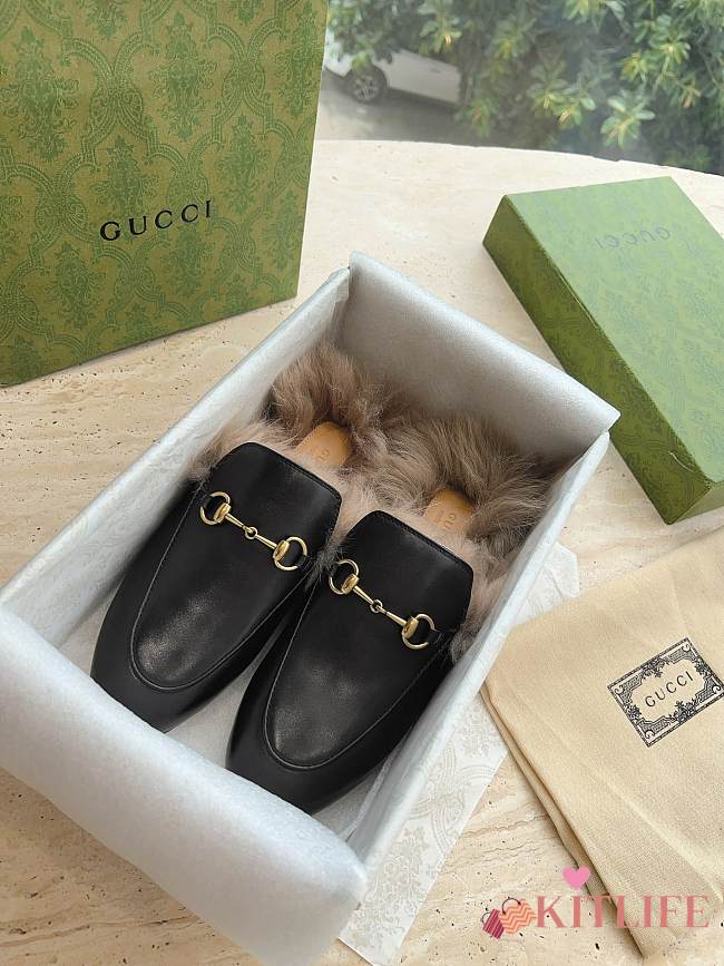 kitlife Gucci Womens Princetown GG Slipper - 000 - 1