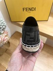 kitlife fendi Espadrilles Black fabric espadrilles shoes - 000 - 3