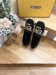 kitlife fendi Espadrilles Black fabric espadrilles shoes - 001 - 6