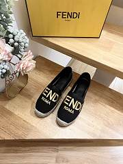 kitlife fendi Espadrilles Black fabric espadrilles shoes - 001 - 4