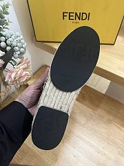 kitlife fendi Espadrilles Black fabric espadrilles shoes - 001 - 3