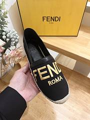 kitlife fendi Espadrilles Black fabric espadrilles shoes - 001 - 2