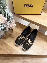 kitlife fendi Espadrilles Black fabric espadrilles shoes - 002 - 4