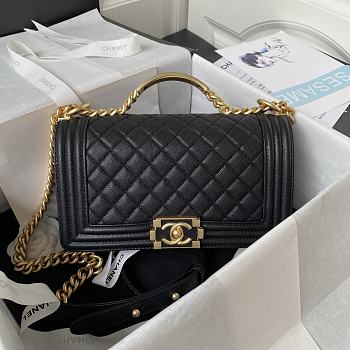 Kitlife Chanel Boy Black bag 2023 - 25 cm