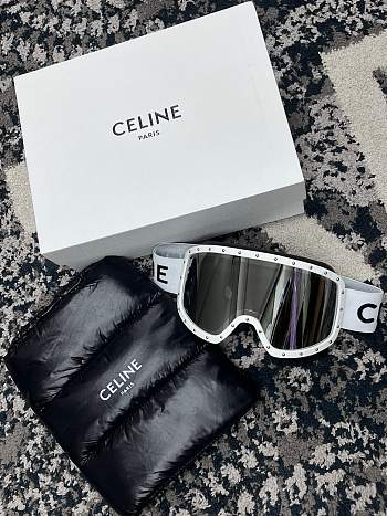 CELINE EYEWEAR Studded ski goggles Sunglasses