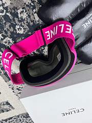 CELINE EYEWEAR Studded ski goggles Sunglasses Pink - 5
