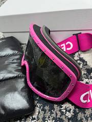 CELINE EYEWEAR Studded ski goggles Sunglasses Pink - 3