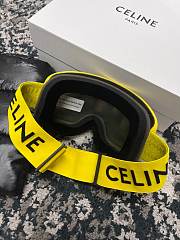 CELINE EYEWEAR Studded ski goggles Sunglasses Yellow - 2