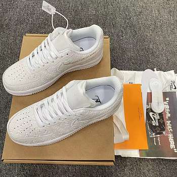 kitlife Nike Air Force 1 Low Louis Vuitton White Sneaker 