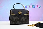 Kitlife Donatella Versace x Fendi Fendace Gold Baroque Bag - 25 x 15 x 22 cm - 1